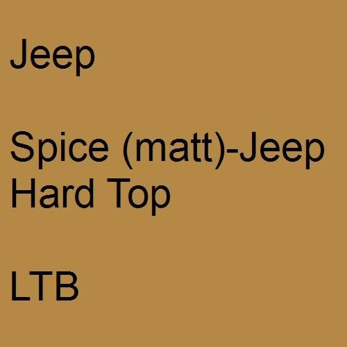 Jeep, Spice (matt)-Jeep Hard Top, LTB.